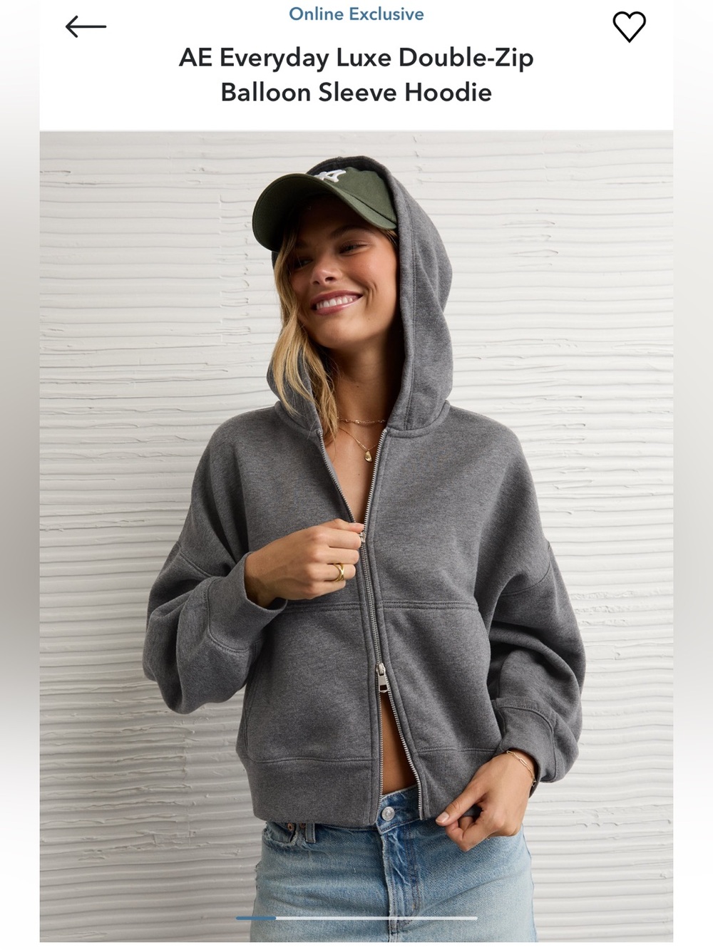 AE zip hoodie